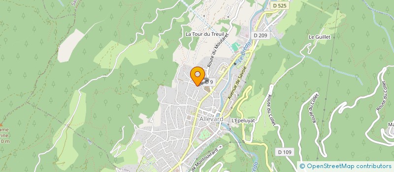 localisation de l'entreprise MONSIEUR PIERRE COLLIN  ALLEVARD