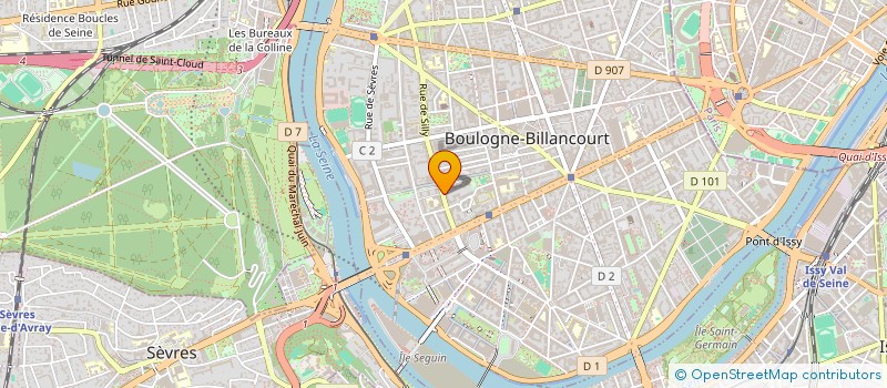 localisation de l'entreprise MONSIEUR PIERRE COLLIOU à BOULOGNE BILLANCOURT