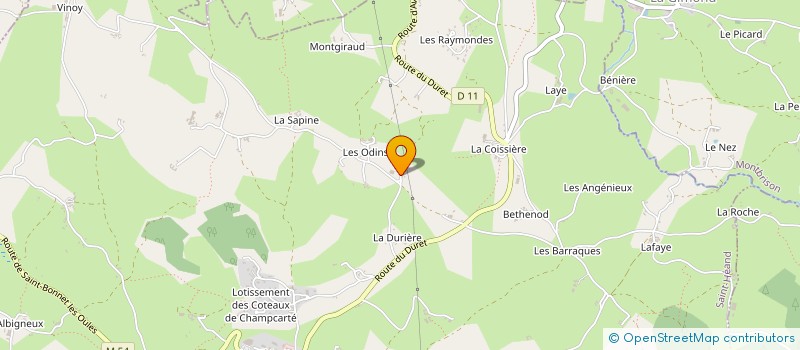 localisation de l'entreprise MONSIEUR PIERRE COLOMB à SAINT-HEAND