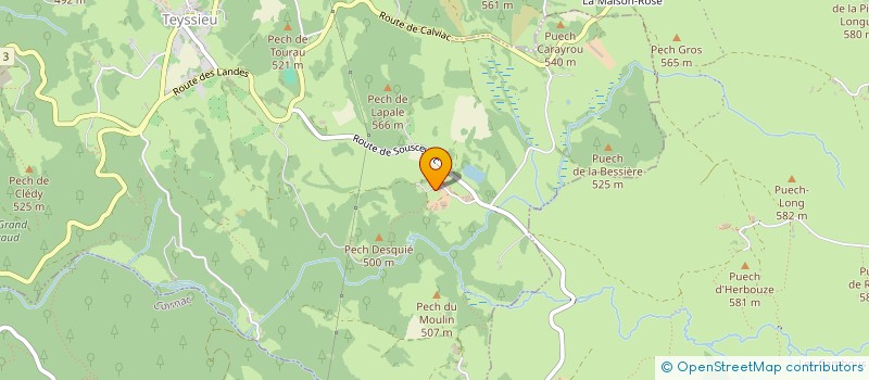 localisation de l'entreprise MONSIEUR PIERRE COLOMB DELSUC  TEYSSIEU