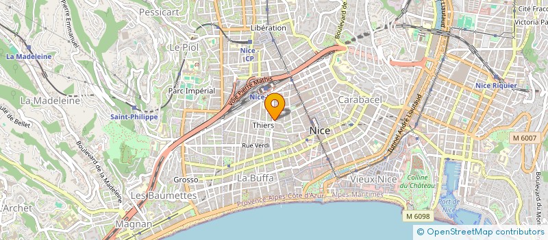 localisation de l'entreprise MONSIEUR PIERRE COLOMBANI à NICE