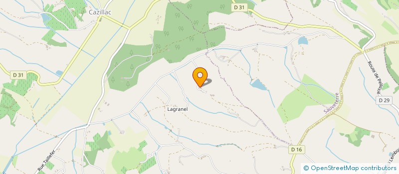 localisation de l'entreprise MONSIEUR PIERRE COMBADAZOU  CAZES-MONDENARD