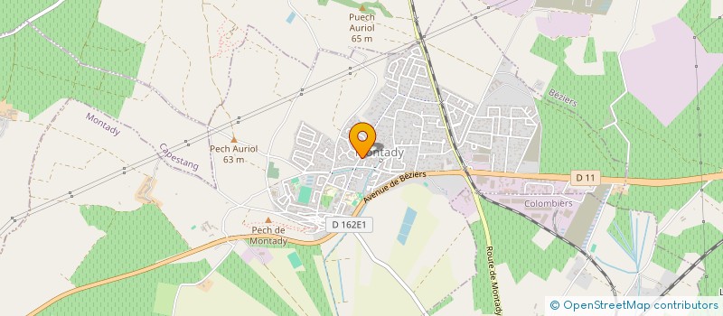 localisation de l'entreprise MONSIEUR PIERRE COMBES  MONTADY