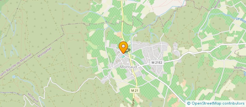 localisation de l'entreprise MONSIEUR PIERRE COMBETTES  MONTAUD