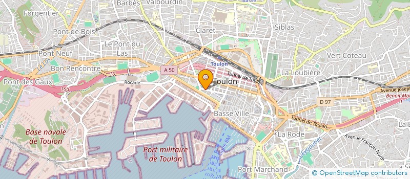 localisation de l'entreprise MONSIEUR PIERRE COMMENE à TOULON
