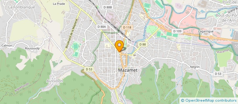 localisation de l'entreprise MONSIEUR PIERRE COMMENGE à MAZAMET