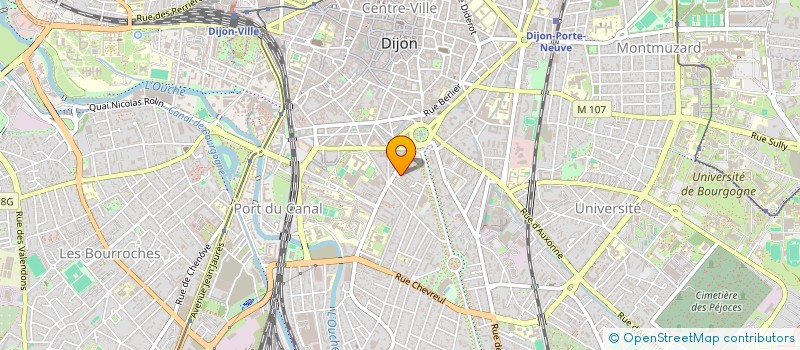 localisation de l'entreprise MONSIEUR PIERRE COMMES  DIJON