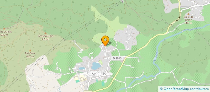 localisation de l'entreprise MONSIEUR PIERRE COMMOY à BESSE-SUR-ISSOLE