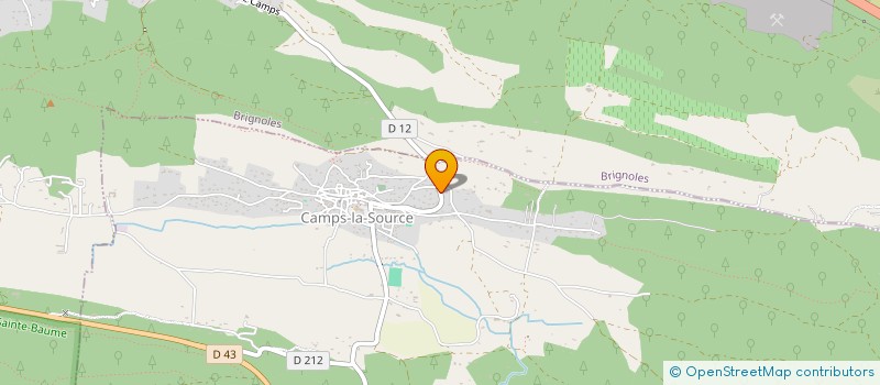 localisation de l'entreprise MONSIEUR PIERRE CONDOMINES  CAMPS-LA-SOURCE