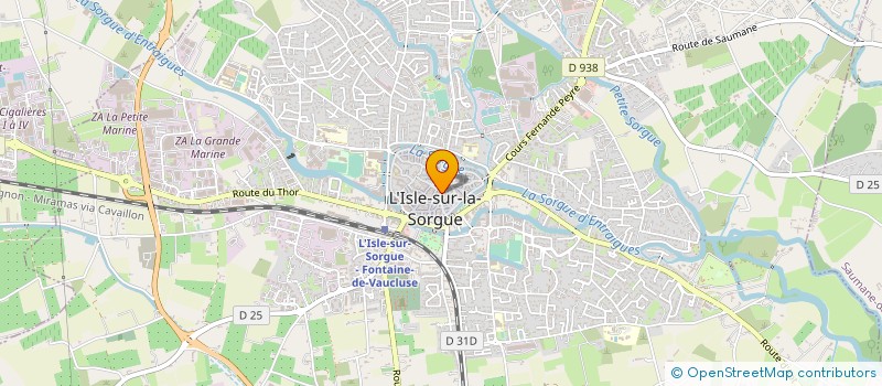 localisation de l'entreprise MONSIEUR PIERRE CONIL  L'ISLE-SUR-LA-SORGUE