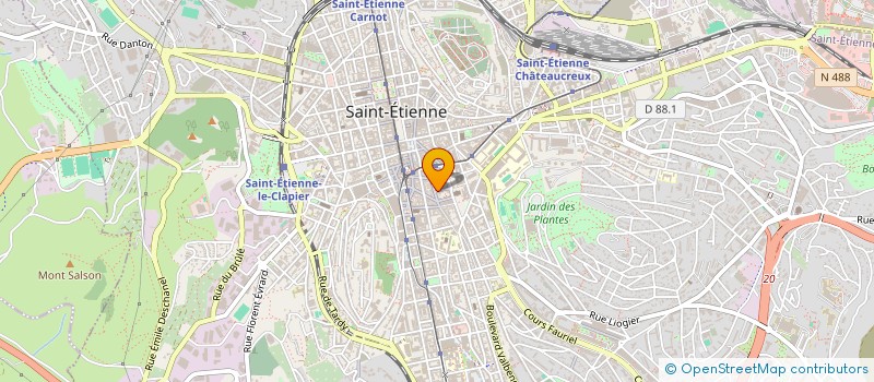 localisation de l'entreprise MONSIEUR PIERRE CONSANI  SAINT-ETIENNE