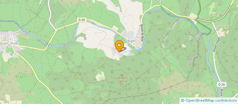 localisation de l'entreprise MONSIEUR PIERRE CONSTANCIO  AGEL