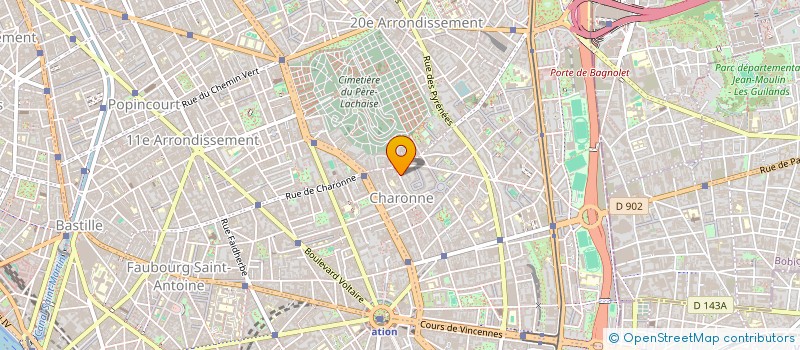 localisation de l'entreprise MONSIEUR PIERRE CONSTANT  PARIS