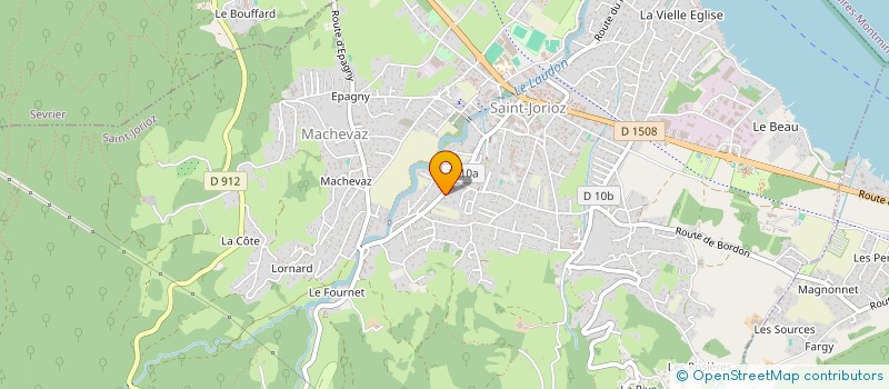 localisation de l'entreprise MONSIEUR PIERRE CONVERS  SAINT-JORIOZ