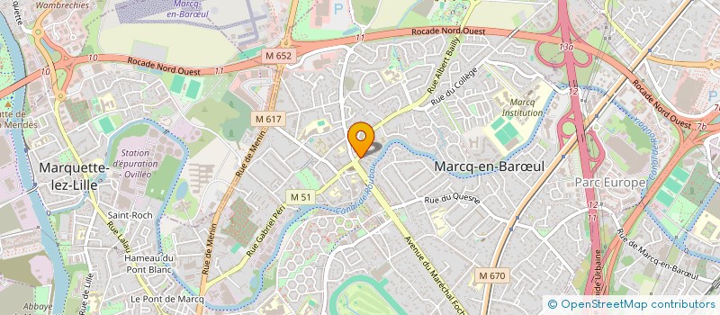 localisation de l'entreprise MONSIEUR PIERRE COOREVITS à MARCQ-EN-BARŒUL