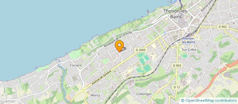 localisation de l'entreprise MONSIEUR PIERRE COPPIN à THONON-LES-BAINS