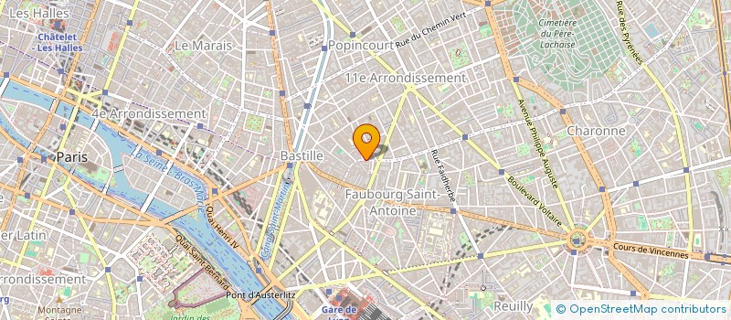 localisation de l'entreprise MONSIEUR PIERRE COQUELIN à PARIS
