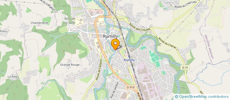 localisation de l'entreprise MONSIEUR PIERRE COQUILLE  RUMILLY