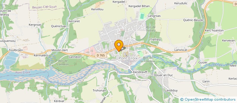 localisation de l'entreprise MONSIEUR PIERRE CORBEL  PONT-CROIX