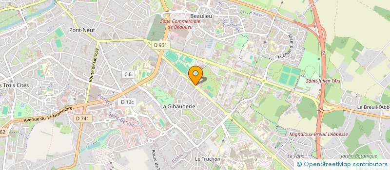 localisation de l'entreprise MONSIEUR PIERRE CORBI à POITIERS