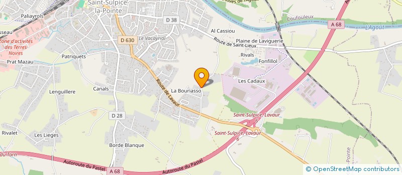 localisation de l'entreprise MONSIEUR PIERRE CORBIN  SAINT-SULPICE-LA-POINTE