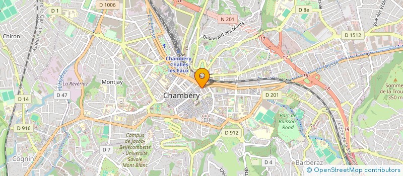 localisation de l'entreprise MONSIEUR PIERRE CORDIER  CHAMBERY