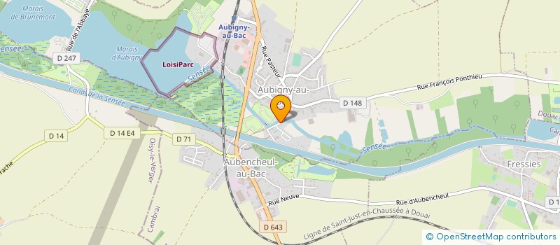 localisation de l'entreprise MONSIEUR PIERRE CORDONNIER à AUBIGNY-AU-BAC