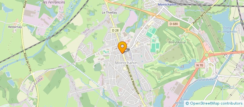 localisation de l'entreprise MONSIEUR PIERRE CORNELOUP  MONTCHANIN