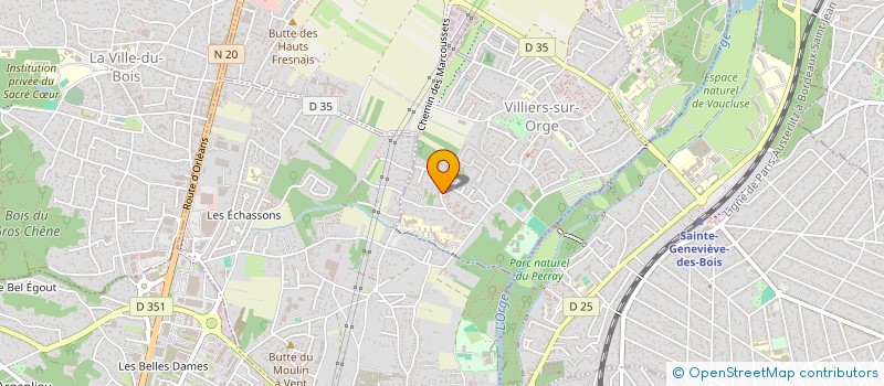 localisation de l'entreprise MONSIEUR PIERRE CORNETTE  VILLIERS-SUR-ORGE