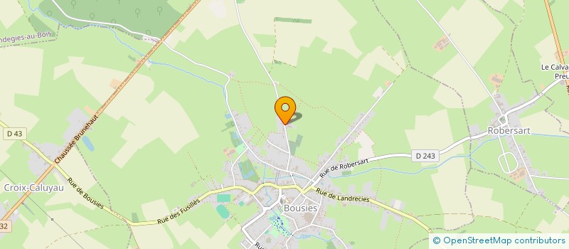 localisation de l'entreprise MONSIEUR PIERRE CORNU  BOUSIES