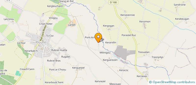 localisation de l'entreprise MONSIEUR PIERRE COROLLEUR  PLOURIN