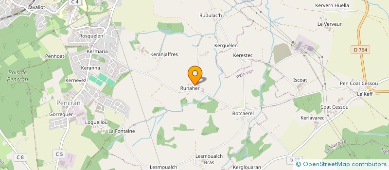 localisation de l'entreprise MONSIEUR PIERRE CORRE  SAINT-URBAIN