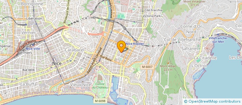 localisation de l'entreprise MONSIEUR PIERRE CORRE à NICE