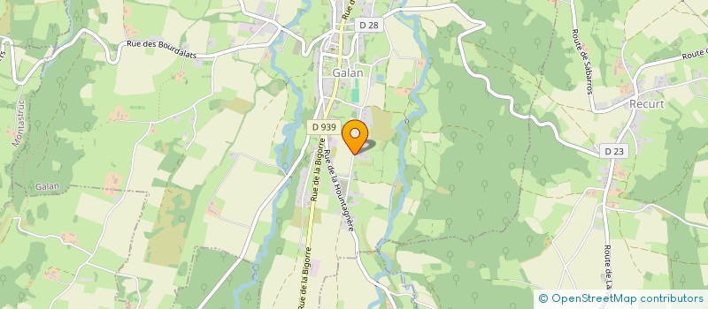 localisation de l'entreprise MONSIEUR PIERRE CORTADE  GALAN