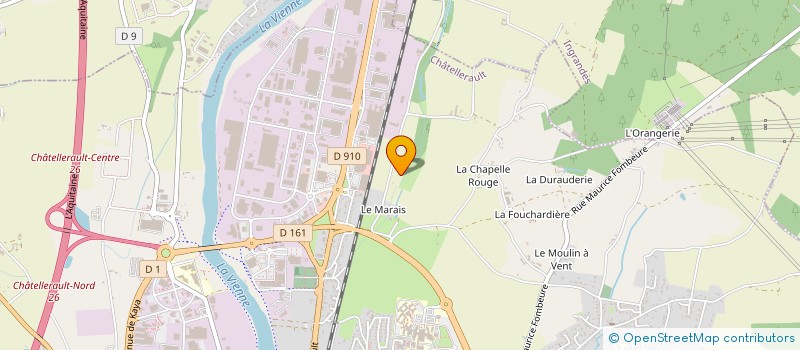 localisation de l'entreprise MONSIEUR PIERRE CORTES à CHATELLERAULT