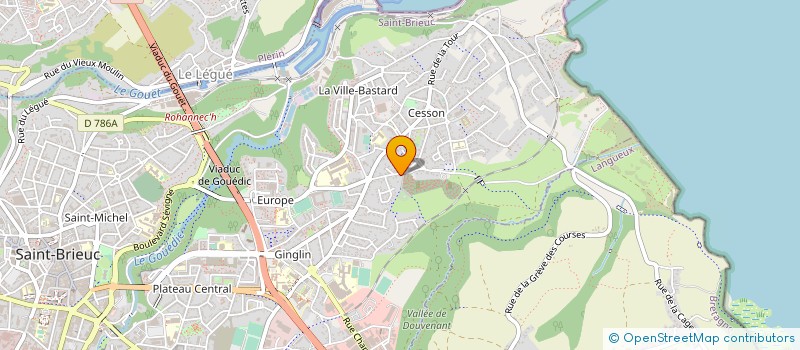 localisation de l'entreprise MONSIEUR PIERRE COSQUER à SAINT-BRIEUC