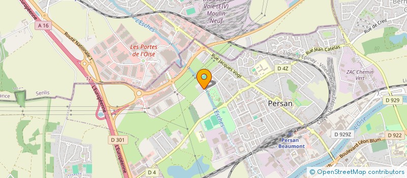 localisation de l'entreprise MONSIEUR PIERRE COSSA  PERSAN