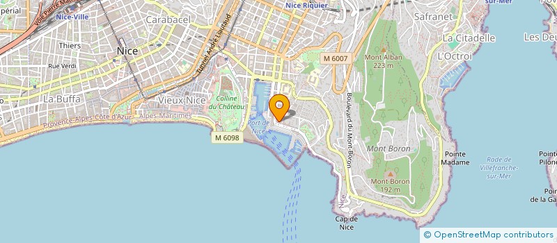 localisation de l'entreprise MONSIEUR PIERRE COTE à NICE