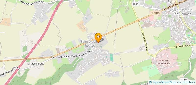 localisation de l'entreprise MONSIEUR PIERRE COTTARD  SAINT-AUBIN-ROUTOT