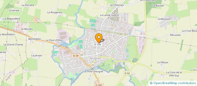 localisation de l'entreprise MONSIEUR PIERRE COTTE  RENNES