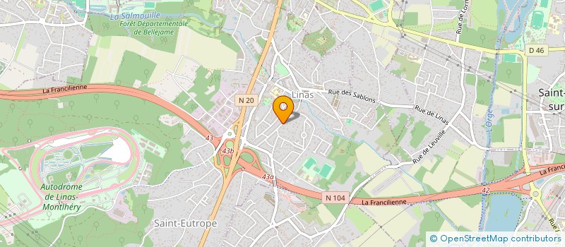 localisation de l'entreprise MONSIEUR PIERRE COTTENTIN à LINAS