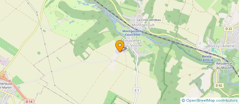 localisation de l'entreprise MONSIEUR PIERRE COTTEREAU  COURCELLES-SUR-VIOSNE