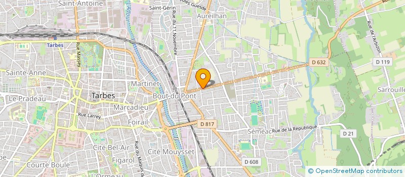 localisation de l'entreprise MONSIEUR PIERRE COTTIAUX  AUREILHAN