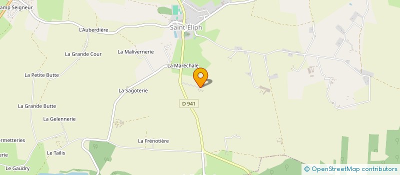 localisation de l'entreprise MONSIEUR PIERRE COUDRAY à ST ELIPH