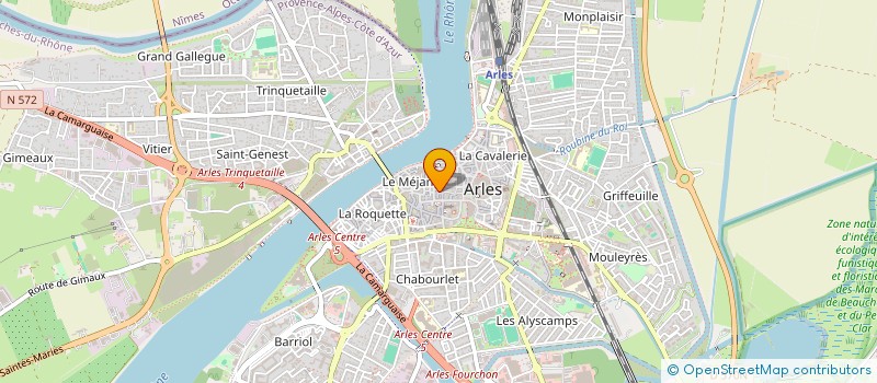 localisation de l'entreprise MONSIEUR PIERRE COUDREY  ARLES