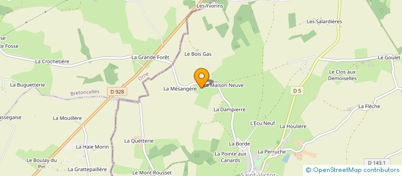 localisation de l'entreprise MONSIEUR PIERRE COUILLIN à SAINT-VICTOR-DE-BUTHON