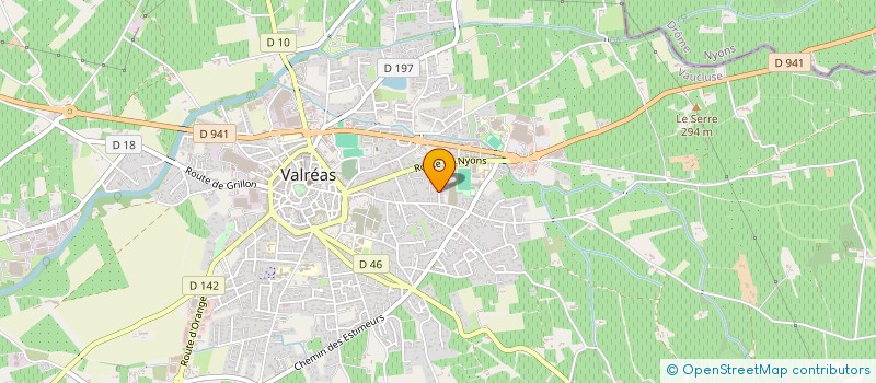 localisation de l'entreprise MONSIEUR PIERRE COULLET à VALREAS