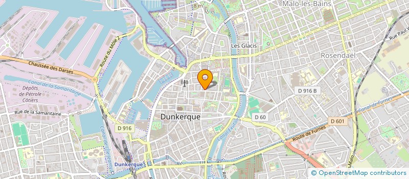 localisation de l'entreprise MONSIEUR PIERRE COULOUMIES à DUNKERQUE