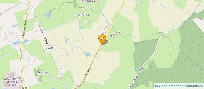 localisation de l'entreprise MONSIEUR PIERRE COULOUVRAT  YZEURE