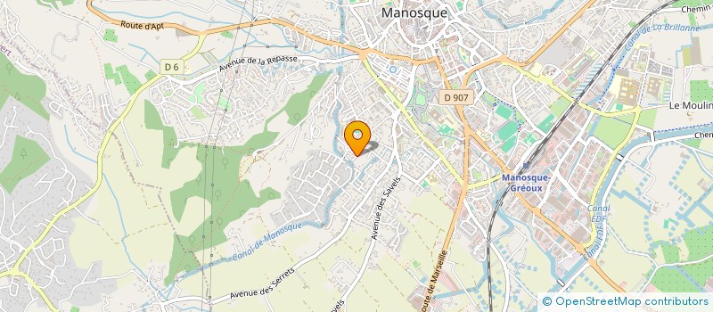 localisation de l'entreprise MONSIEUR PIERRE COUPE à MANOSQUE